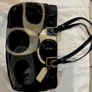 Authentic Coach black purse
